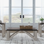 Ashley Furniture - DORRINSON 3 PIECE OCCASIONAL TABLE SET - Dark Gray Wood - Tables - Additional View 1