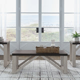 Ashley Furniture - DORRINSON 3 PIECE OCCASIONAL TABLE SET - Dark Gray Wood - Tables - Additional View 1