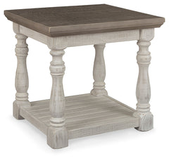 Ashley Furniture - HAVALANCE END TABLE - Dark Gray Wood - Tables