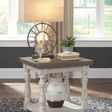 Ashley Furniture - HAVALANCE END TABLE - Dark Gray Wood - Tables - Additional View 1