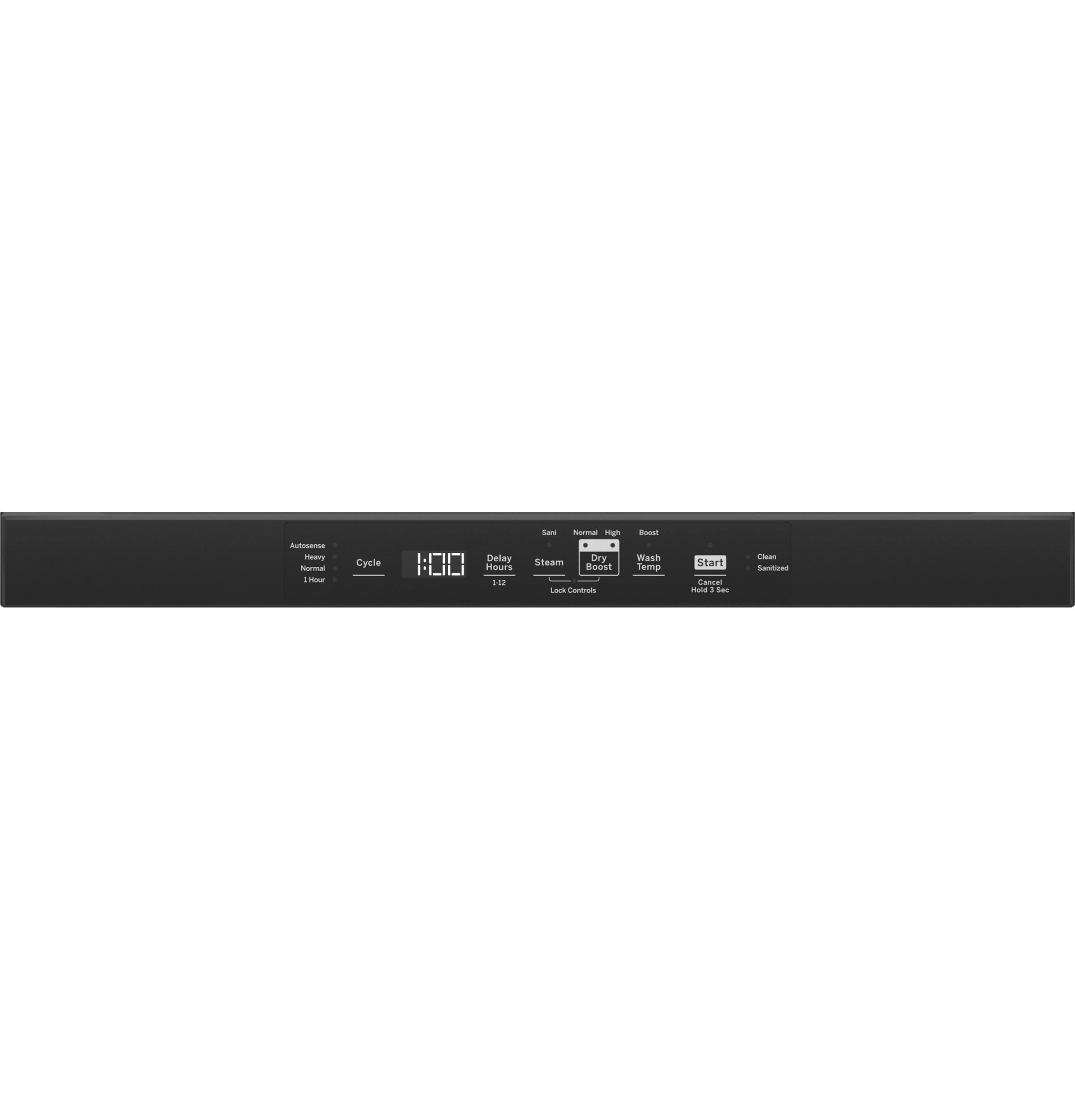 GE - TOP CONTROL DISHWASHER - Black - Dishwashers - Additional View 4