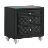 CAMEO BLACK NIGHTSTAND