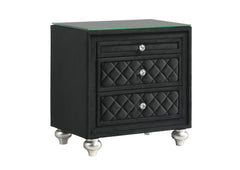 CAMEO BLACK NIGHTSTAND