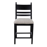 Chadworth Upholstered Barstool (Set Of 2) - Black