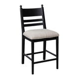 Chadworth Upholstered Barstool (Set Of 2) - Black