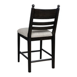 Chadworth Upholstered Barstool (Set Of 2) - Black