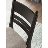 Chadworth Upholstered Barstool (Set Of 2) - Black