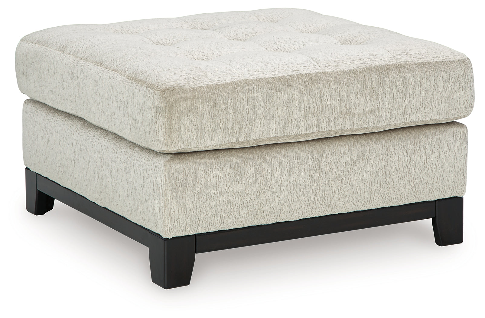 Ashley Furniture - MAXON PLACE STONE OVERSIZED OTTOMAN - Beige Fabric - Ottomans