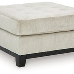 Ashley Furniture - MAXON PLACE STONE OVERSIZED OTTOMAN - Beige Fabric - Ottomans