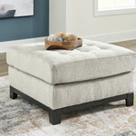 Ashley Furniture - MAXON PLACE STONE OVERSIZED OTTOMAN - Beige Fabric - Ottomans - Additional View 1