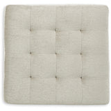 Ashley Furniture - MAXON PLACE STONE OVERSIZED OTTOMAN - Beige Fabric - Ottomans - Additional View 3