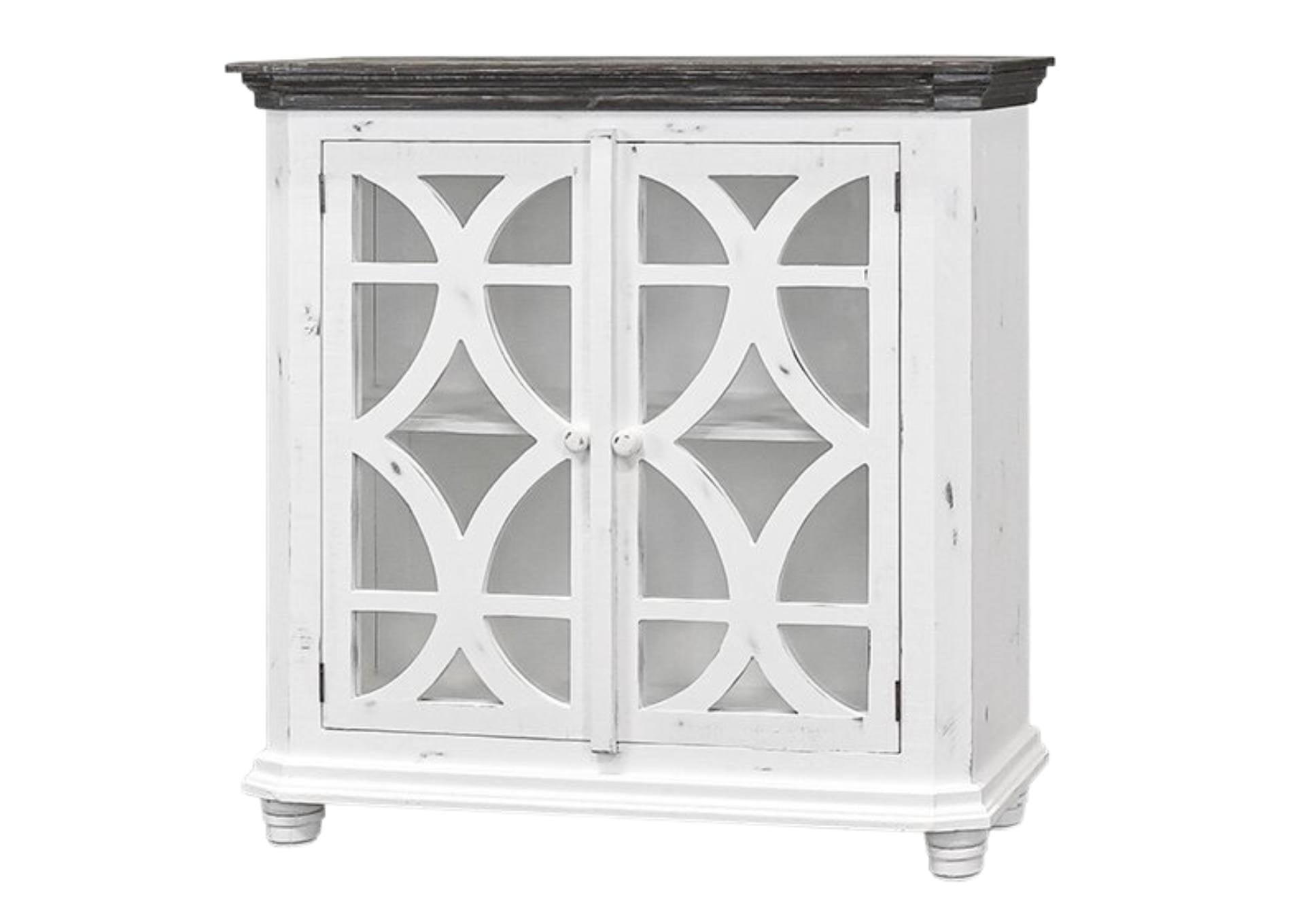 Park Avenue Cabinet - White/Weathered