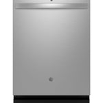 GE FINGERPRINT RESISTANT STAINLESS STEEL TOP CONTROL DISHWASHER - Pearl Silver - Dishwashers