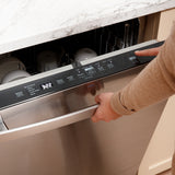 GE FINGERPRINT RESISTANT STAINLESS STEEL TOP CONTROL DISHWASHER - Pearl Silver - Dishwashers - Additional View 28