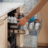 GE FINGERPRINT RESISTANT STAINLESS STEEL TOP CONTROL DISHWASHER - Pearl Silver - Dishwashers - Additional View 30