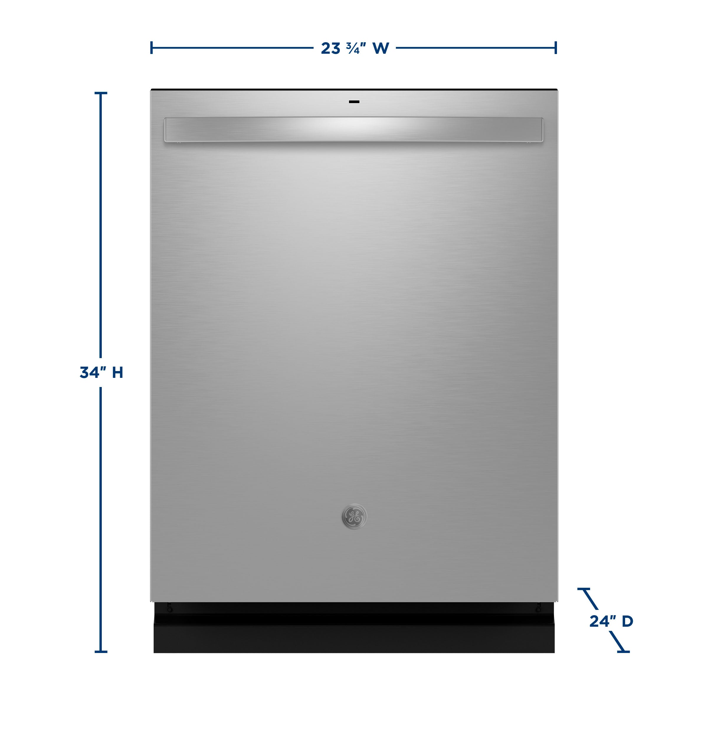 GE FINGERPRINT RESISTANT STAINLESS STEEL TOP CONTROL DISHWASHER - Pearl Silver - Dishwashers - Additional View 33