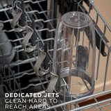 GE FINGERPRINT RESISTANT STAINLESS STEEL TOP CONTROL DISHWASHER - Pearl Silver - Dishwashers - Additional View 12
