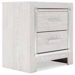 Ashley Furniture - ALTYRA WHITE NIGHTSTAND - Wood - Nightstands