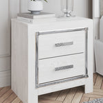 Ashley Furniture - ALTYRA WHITE NIGHTSTAND - Wood - Nightstands - Additional View 1