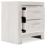 Ashley Furniture - ALTYRA WHITE NIGHTSTAND - Wood - Nightstands - Additional View 4