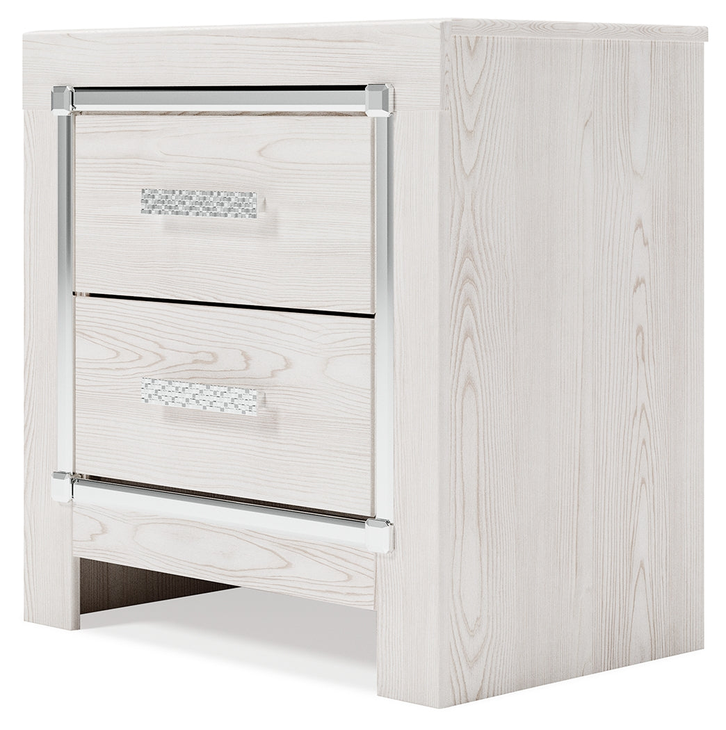 Ashley Furniture - ALTYRA WHITE NIGHTSTAND - Wood - Nightstands - Additional View 8