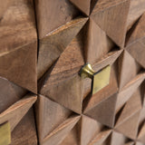 Steve Silver Furniture - VENETO ACCENT CABINET - Dark Brown Wood - Cabinets - Additional View 2