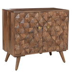 Steve Silver Furniture - VENETO ACCENT CABINET - Dark Brown Wood - Cabinets - Additional View 4