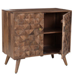 Steve Silver Furniture - VENETO ACCENT CABINET - Dark Brown Wood - Cabinets - Additional View 5