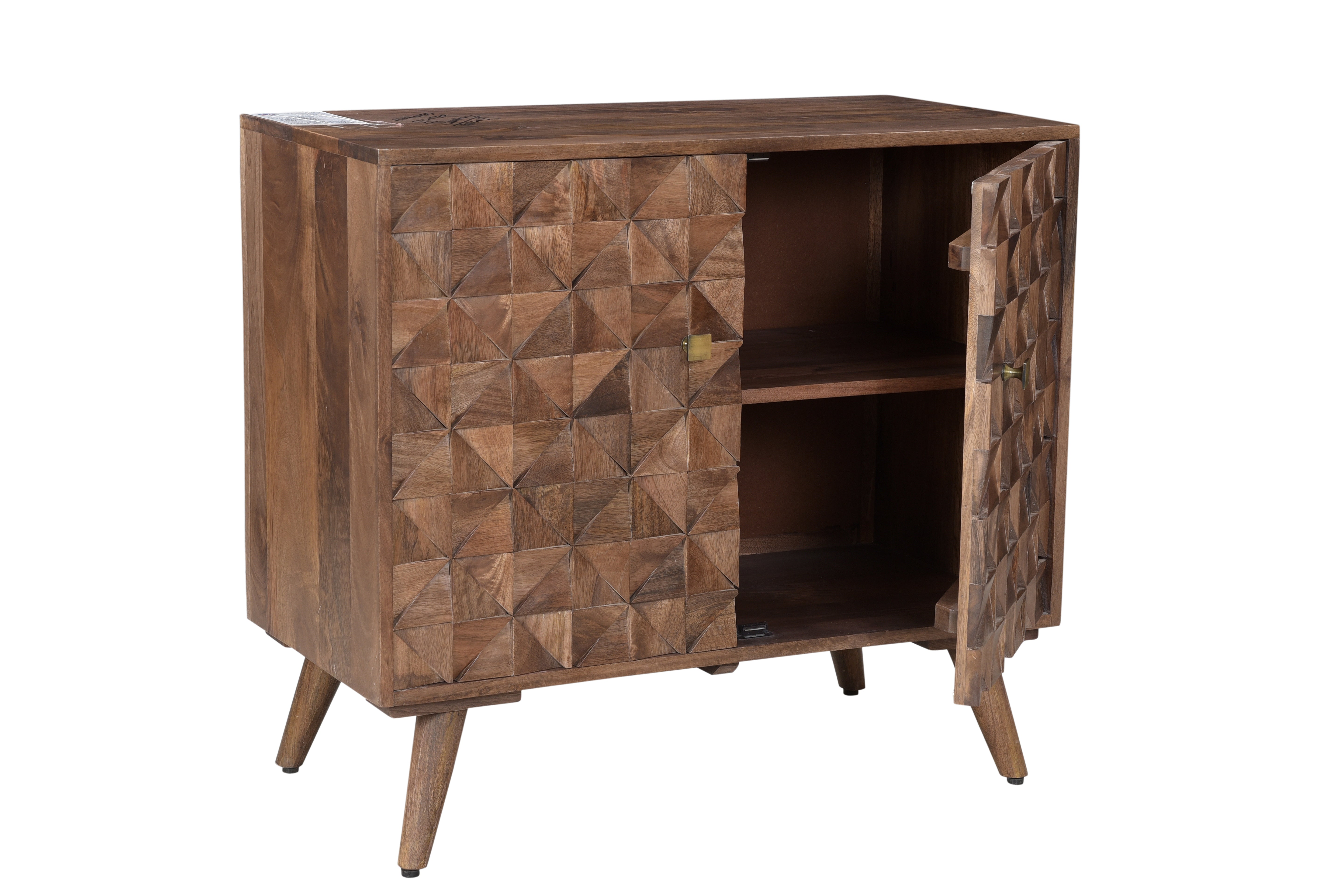 Steve Silver Furniture - VENETO ACCENT CABINET - Dark Brown Wood - Cabinets - Additional View 5
