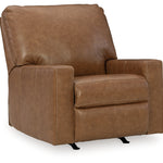 Ashley Furniture - BOLSENA CARAMEL LEATHER RECLINER - Light Brown Leather Match - Recliners
