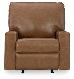 Ashley Furniture - BOLSENA CARAMEL LEATHER RECLINER - Light Brown Leather Match - Recliners - Additional View 3