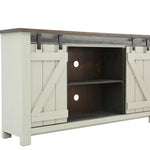 Sterling Barn Door Media Console - Aged Gray/Tobacco - Additional View 1