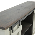 Sterling Barn Door Media Console - Aged Gray/Tobacco - Additional View 2