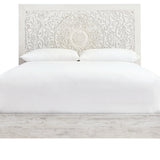Ashley Furniture - Paxberry Queen Panel Bed - White Wood - Beds - Additional View 2