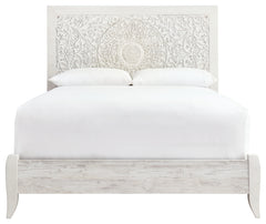 Ashley Furniture - Paxberry Queen Panel Bed - White Wood - Beds - Additional View 2