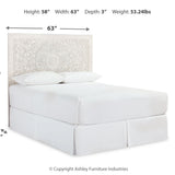 Ashley Furniture - Paxberry Queen Panel Bed - White Wood - Beds - Additional View 3