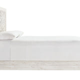 Ashley Furniture - Paxberry Queen Panel Bed - White Wood - Beds - Additional View 4
