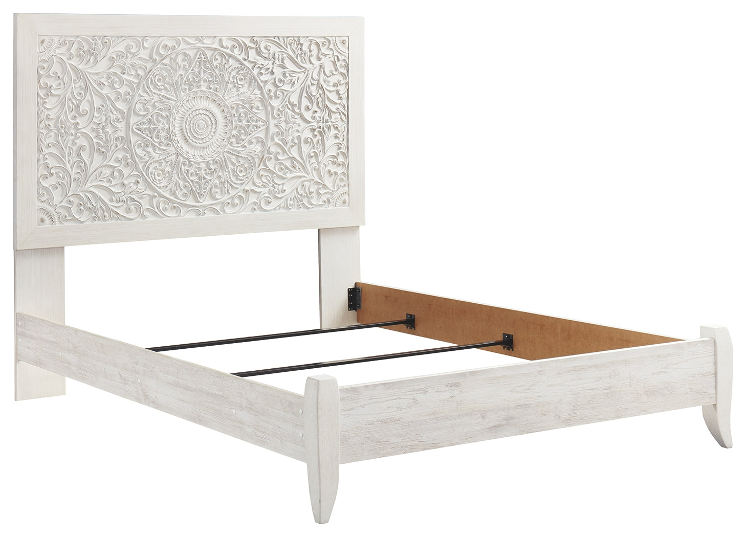 Ashley Furniture - Paxberry Queen Panel Bed - White Wood - Beds - Additional View 5