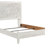 Ashley Furniture - Paxberry Queen Panel Bed - White Wood - Beds - Additional View 5