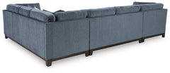 Ashley Furniture - MAXON PLACE NAVY 3 PIECE SECTIONAL - Blue Fabric - Sectionals - Additional View 2
