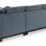 Ashley Furniture - MAXON PLACE NAVY 3 PIECE SECTIONAL - Blue Fabric - Sectionals - Additional View 2