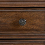 Elements International - CADENZA BROWN DRESSER AND MIRROR - Dark Brown Wood|Mirror - Dresser & Mirror - Additional View 8