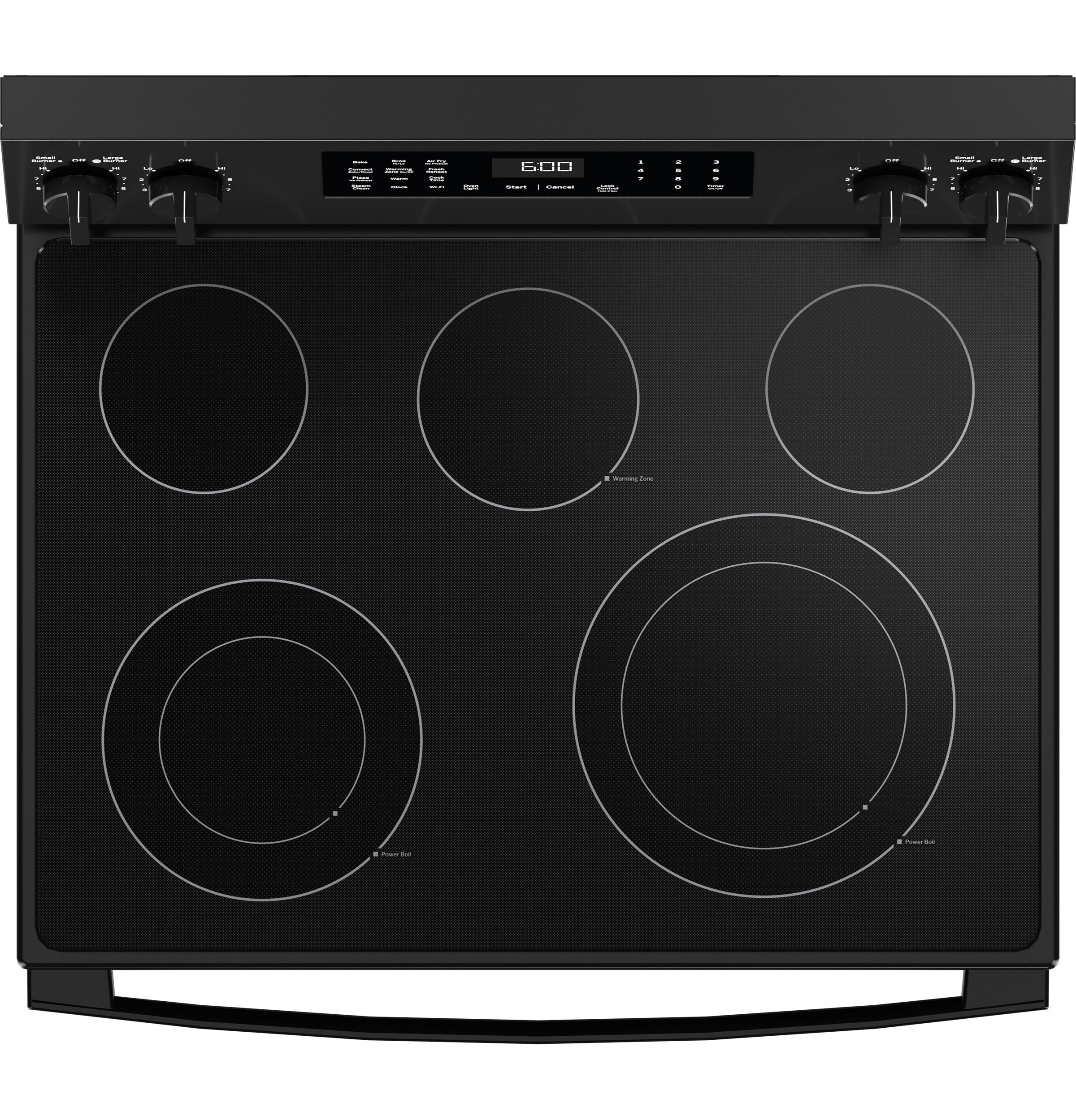 GE BLACK ELECTRIC CONVECTION WITH AIR FRY RANGE - Ranges - Additional View 1