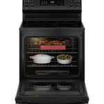GE BLACK ELECTRIC CONVECTION WITH AIR FRY RANGE - Ranges - Additional View 3