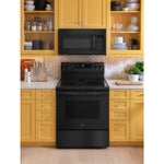 GE BLACK ELECTRIC CONVECTION WITH AIR FRY RANGE - Ranges - Additional View 5