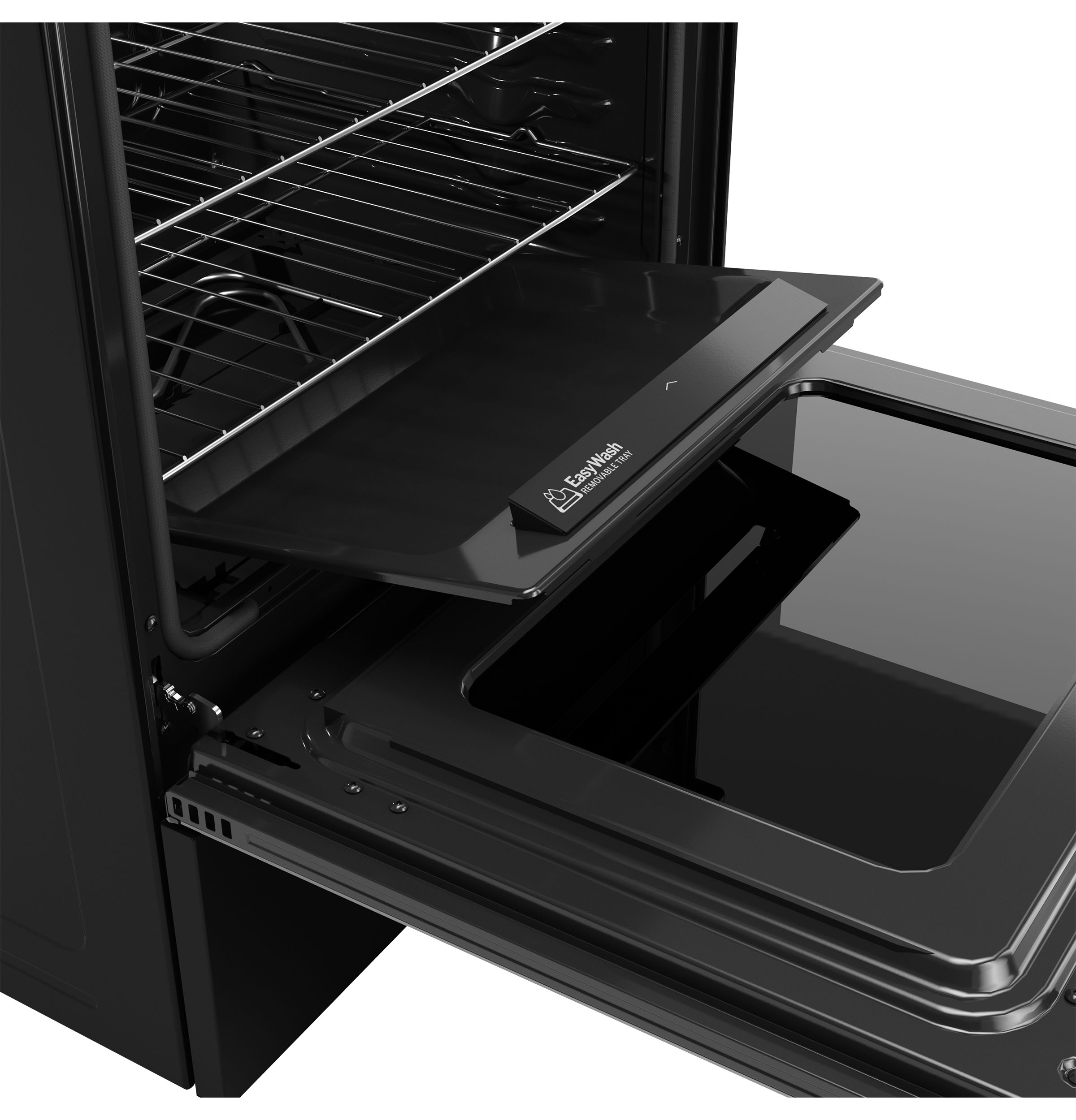 GE BLACK ELECTRIC CONVECTION WITH AIR FRY RANGE - Ranges - Additional View 7