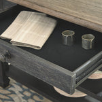 Ashley Furniture - Tyler Creek Counter Height Dining Table - Dark Gray Wood - Tables - Additional View 1