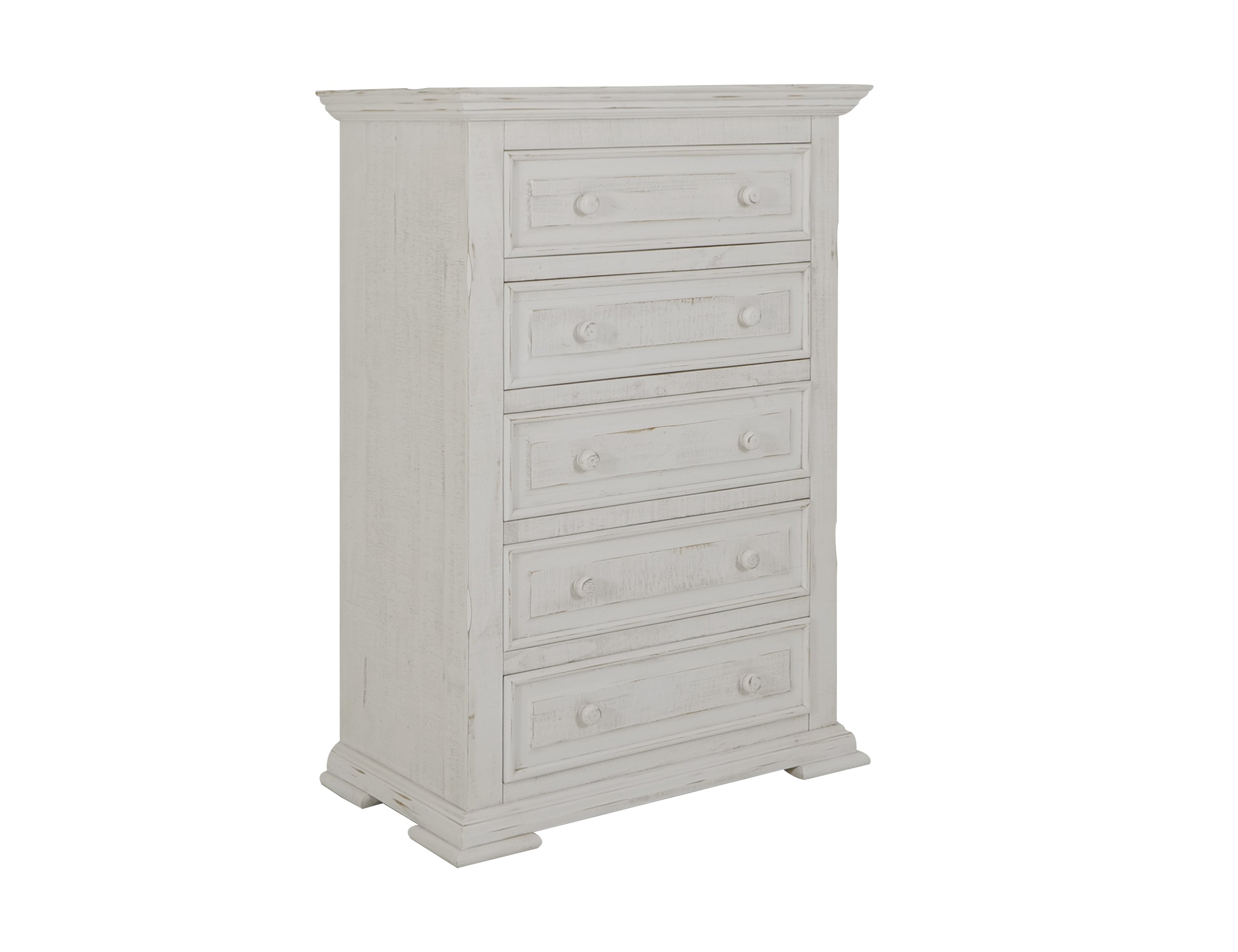 International Furniture Direct - TERRA WHITE CHEST - Wood - Chests - Additional View 1