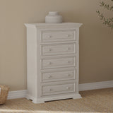 International Furniture Direct - TERRA WHITE CHEST - Wood - Chests - Additional View 3