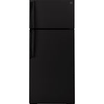GE BLACK 18C TOP FREEZER REFRIGERATOR - Refrigerators